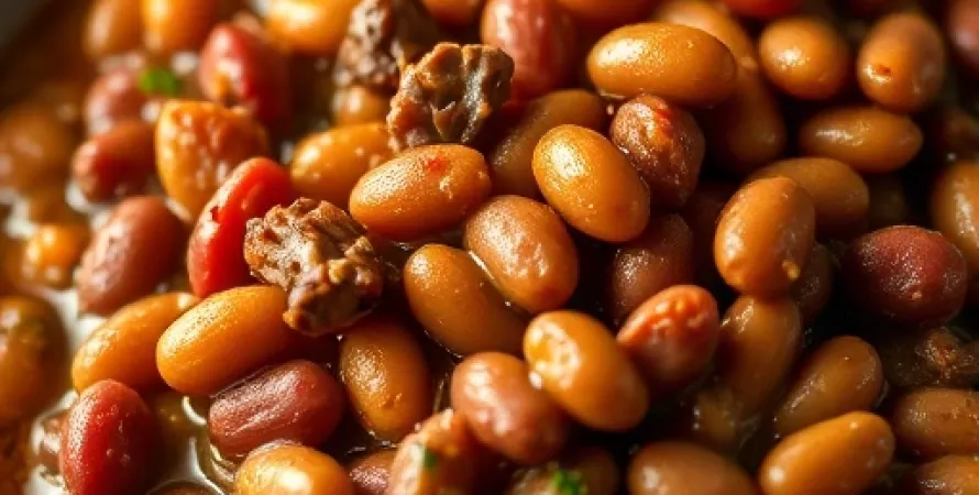 Haricots et boeuf