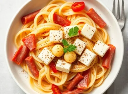 Pâtes au pancetta