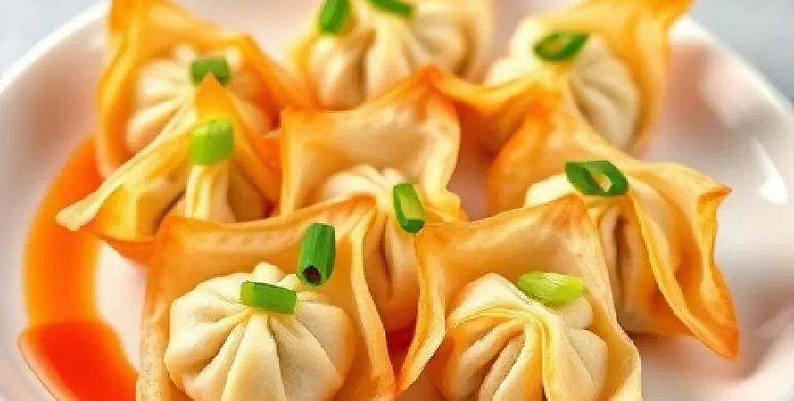 Wontons de crabe
