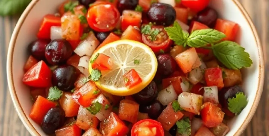 Salsa aux cranberries secs