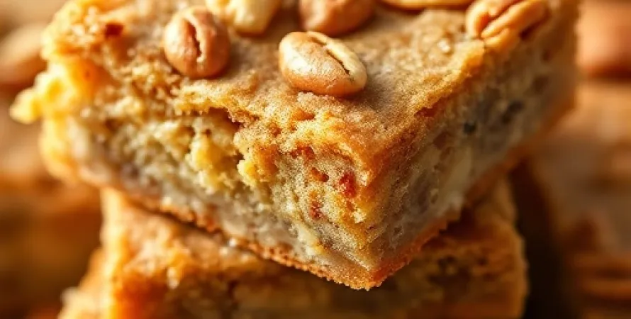 Blondies aux noix et whisky