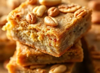 Blondies aux noix et whisky