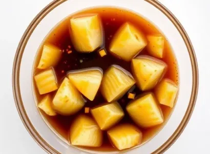 Marinade d'ananas et sauce soja