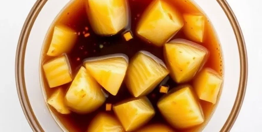 Marinade d'ananas et sauce soja