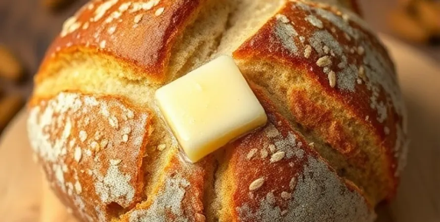 Pain au levain aux trois céréales
