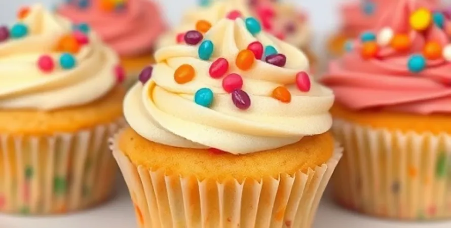 Cupcakes aux perles de sucre