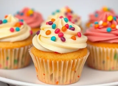 Cupcakes aux perles de sucre