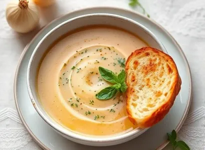 Soupe de palourdes au vin de xérès