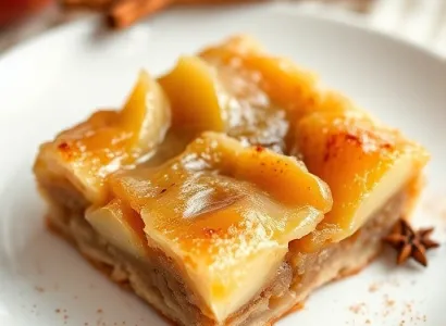 Barres à la compote de pommes