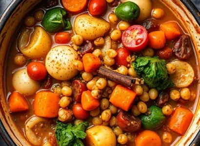 Ragout végétarien marocain
