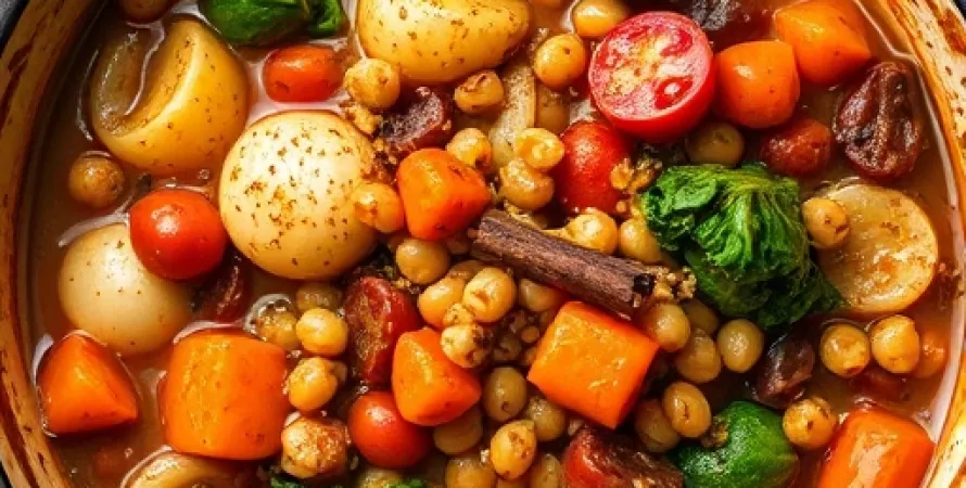 Ragout végétarien marocain