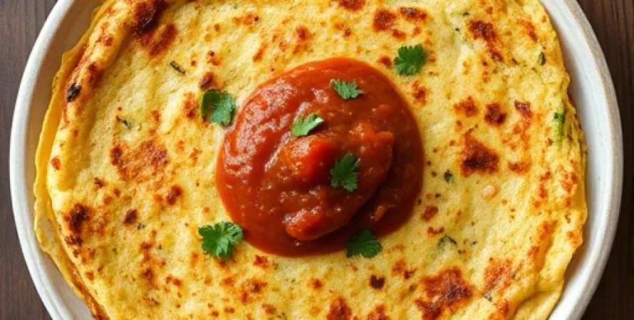 Tortilla de courgette et mais