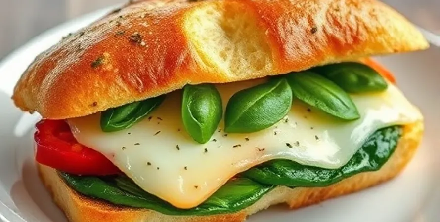 Sandwich végétarien au fromage