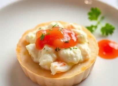 Tartine de crabe