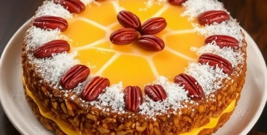 Gâteau Pécans à l'Érable