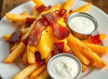 Frites Aussies au Fromage et Bacon