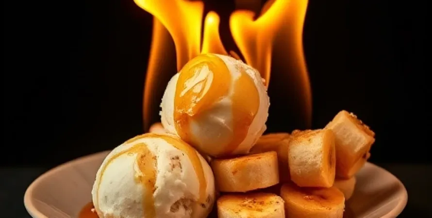 Bananes flambées