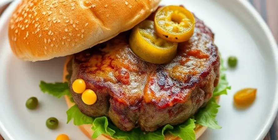 Burgers aux cornichons
