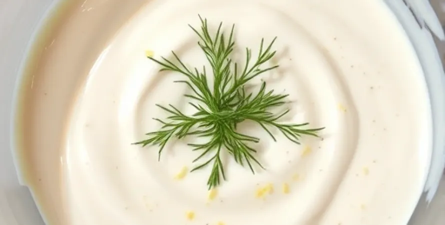 Sauce au yogourt et aneth