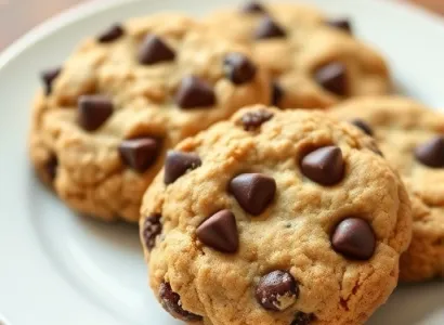 Cookies au Chocolat et Son d'Avoine