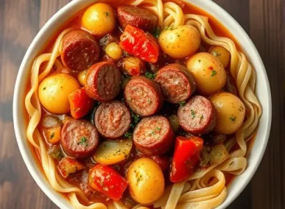 Goulash polonais avec kielbasa