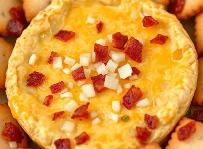 Dip aux oignons et fromage