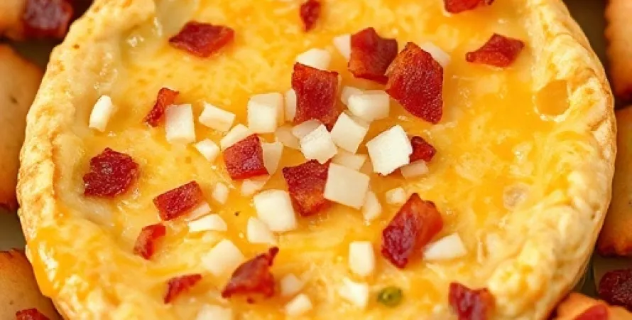 Dip aux oignons et fromage