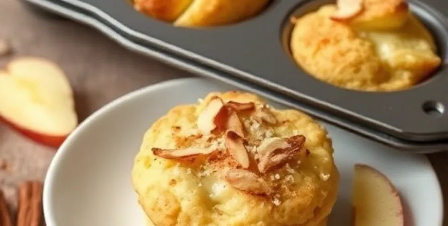 Biscuits au fromage de ricotta et pomme