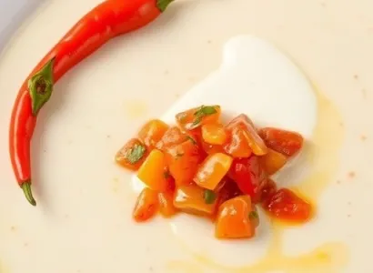 Sauce crèmeuse à la salsa