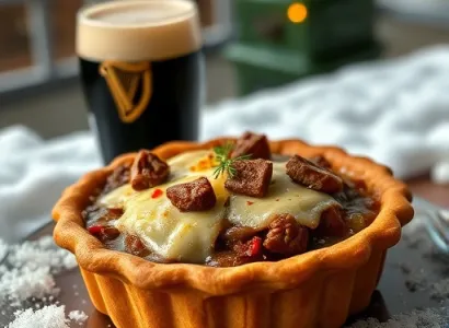 Tarte au boeuf et Guinness