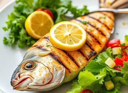 Maquereau grillé au citron
