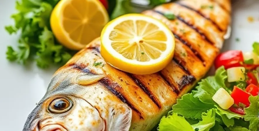Maquereau grillé au citron