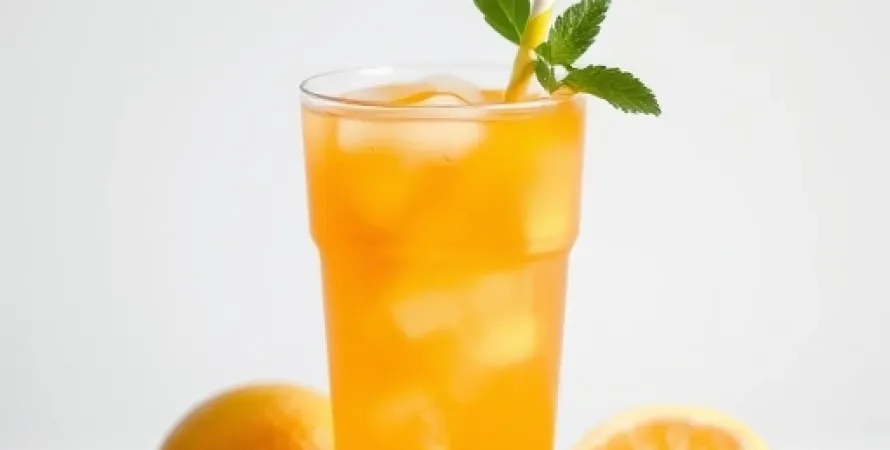Thé glacé au mango