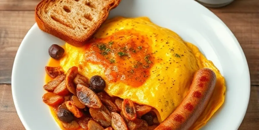 Omelette épicée