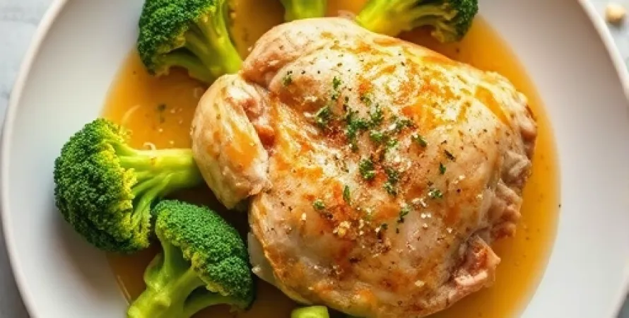 Poulet au citron et brocolis