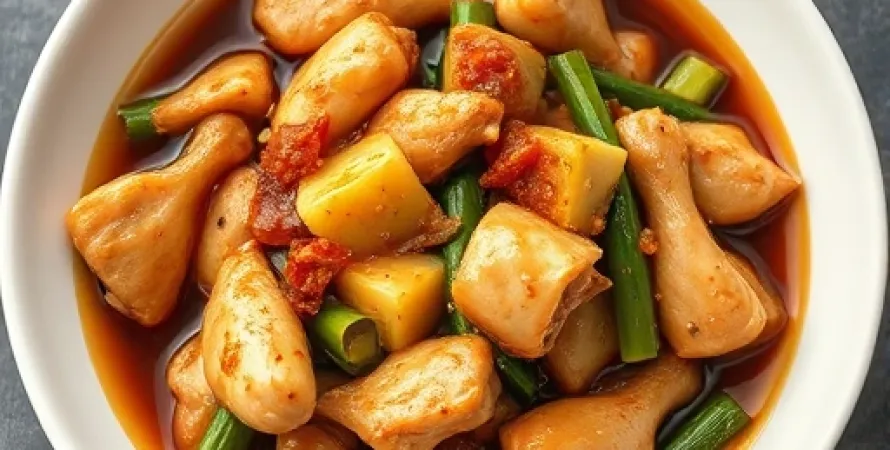 Sauce pour poulet et légumes
