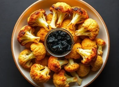 Chou-fleur rôti au beurre noir