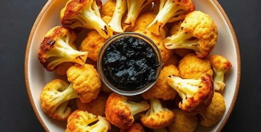 Chou-fleur rôti au beurre noir
