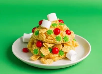 Biscuits de Noël au corn-flakes