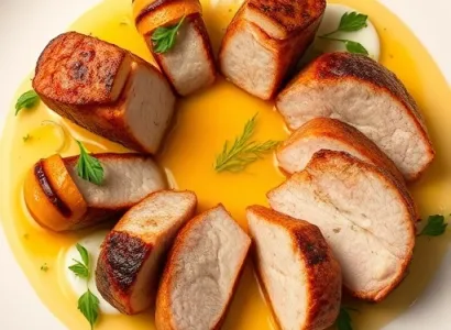 Tournedos de porc aux canneberges