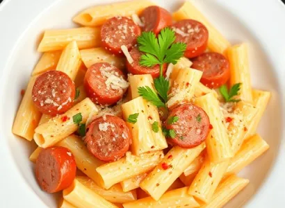Pâtes à la sauce crémeuse au vodka