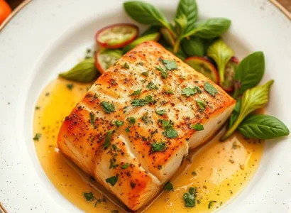 Saumon rôti aux herbes