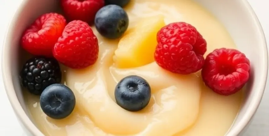 Pouding d'ananas diététique