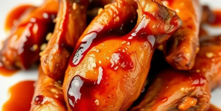Ailes de poulet au sauce teriyaki
