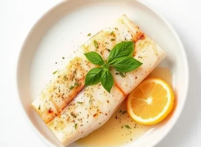 Poêlé de poisson au citron et basilic
