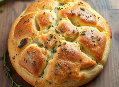 Focaccia aux herbes de Provence