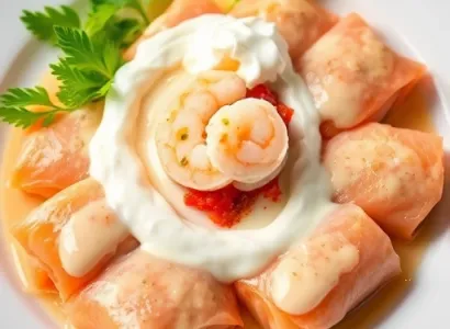 Rouleaux de saumon fumé