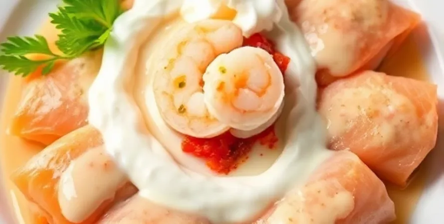 Rouleaux de saumon fumé