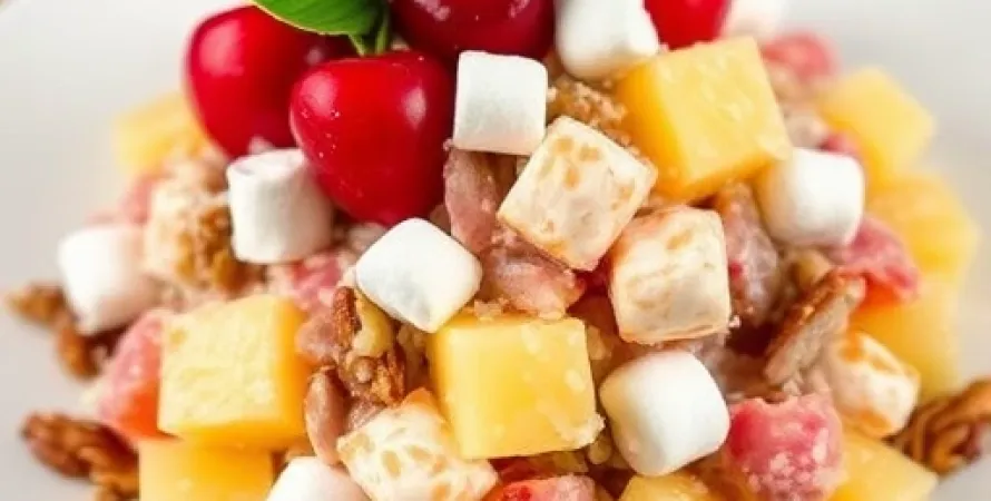 Salade de cerises fraîches