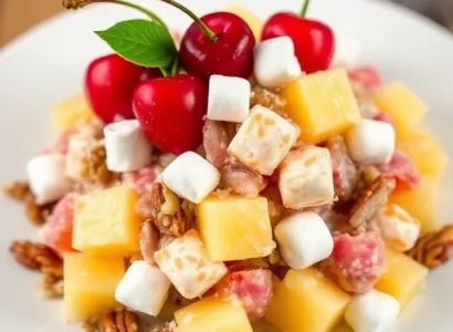 Salade de cerises fraîches
